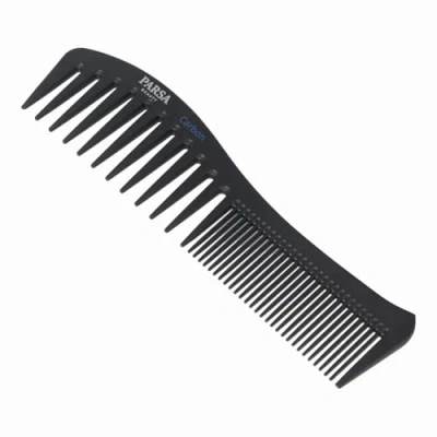 Abbildung von PARSA Beauty hochwertiger Carbon Stylingkamm Antistatisch, Allrounder für alle Haartypen Professioneller Kamm aus ausgezeichnetem Material 22,8 x 7 1 cm