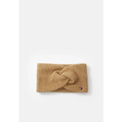 Abbildung von Tommy Hilfiger FLAG Fluffy Headband Ohrenwärmer, Damen, Größe: One Size, Safari canvas
