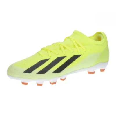 Abbildung von adidas Unisex X Crazyfast League Multi Ground Boots Fußballschuhe, Solar Yellow/Core Black/Cloud White, 42 EU