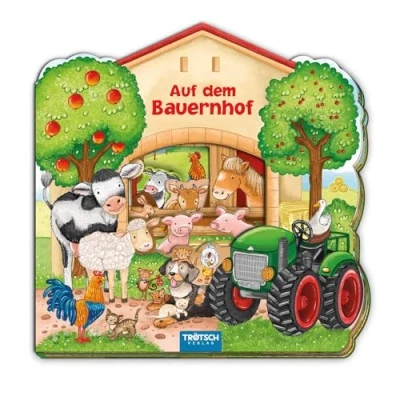 Abbildung von Trötsch Auf dem Bauernhof Pappenbuch: Kinderbuch Entdeckerbuch Beschäftigungsbuch Spielbuch