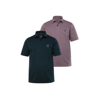 Abbildung von JP1880 2ERPACK Seitenschlitze Regular FIT Poloshirt, Herren, Größe: XL, Mauve