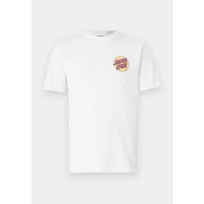 Abbildung von Santa Cruz Wagon DOT Chest Unisex Tshirt print, Größe: Medium, White