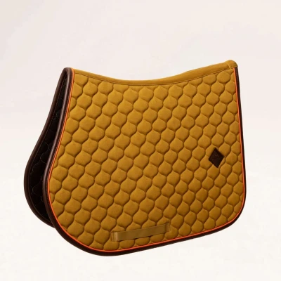 Abbildung von Kentucky Onion Quilt Neon Leather Jumping Saddle Pad