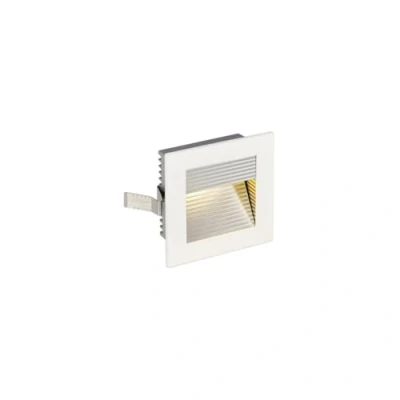 Abbildung von SLV LED Einbauleuchte Frame Curve Wand und Deckenleuchte zum Einbau Eckig, Weiß, 3000K Warmweiß Stilvolle Wandleuchte, Strahler Treppen Beleuchtung, Stufen Licht, Treppenlicht