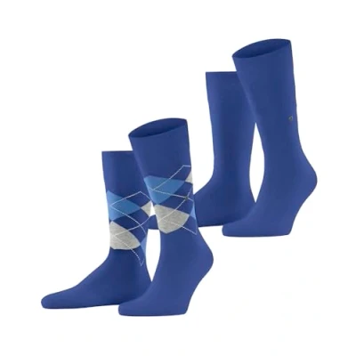 Abbildung von Burlington Everyday Argyle MIX 2PACK Onesize Socken Night blue, Herren, Größe: 40/46, blue