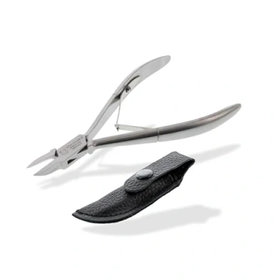 Abbildung von OTTO HERDER Eckenzange 13 cm aus Rostfreiem Edelstahl mit schlanker Spitze für exakte Arbeitender Nagelfalz und gezielte Pflege eingewachsene Zehennägel