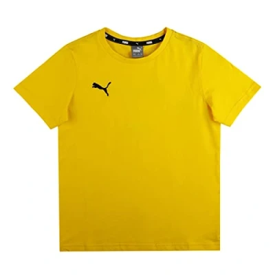 Abbildung von PUMA Kinder teamGOAL 23 Casuals Tee Jr T shirt, Cyber Yellow, 176