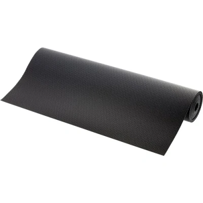 Abbildung von GTV Anti Rutsch Matte für Schubladen I Schubladenmatte rutschfeste Kühlschran Regale Küchenschrankmatte Einlegematte Rutschhemmende Schwarz 48 cm x 500