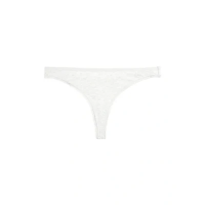 Abbildung von Tommy Hilfiger Everyday Thong String, Damen, Größe: 42 44, Warm ice grey heather