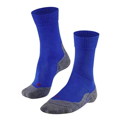 Abbildung von FALKE Herren Wandersocken TK5 Wander M SO Wolle antiblasen dünn 1 Paar, Blau (Yve 6714), 44 45