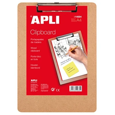 Abbildung von APLI 14684 Clipboard aus Holz, A4