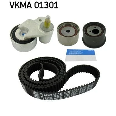 Abbildung von SKF VKMA 01301 Zahnriemensatz 281 mit abgerundetem Zahnprofil AUDI: A6 C5 Avant, C6 Saloon, Avant