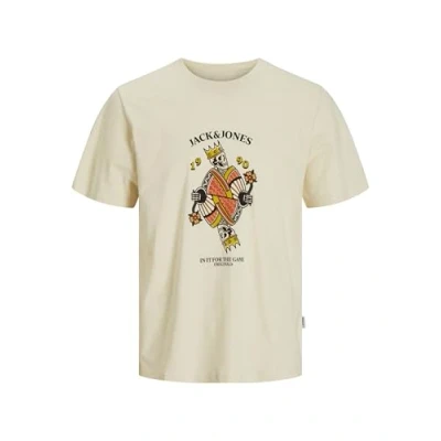 Abbildung von Jack &amp; Jones Junior Gedruckt Tshirt print, Herren, Größe: 164, Antique white