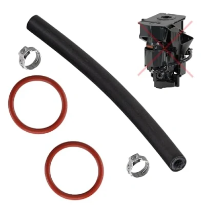 Abbildung von Spar Pack 2x Dichtung O Ring Wartungsatz 1x Ersatzschlauch kompatibel mit Siemens EQ Serie &amp; Bosch EQ.3 s100 s300 s500 VeroCup 100 300 EQ.9 s700 s900 zu Brühgruppe S 46 von Snapworld Kaffee