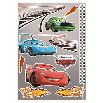 Abbildung von Komar Wandtattoo von Disney 50 x 70 cm Auto, Rennwagen, Lightning Mcqueen, Kinderzimmer 14050h Bunt