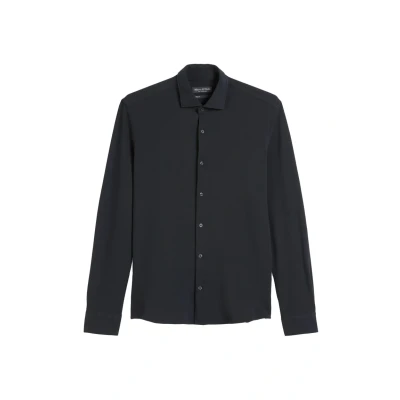 Abbildung von Marc O&#039;Polo Spread Collar LONG Sleeve Round HEM Hemd, Herren, Größe: XL, Dark navy
