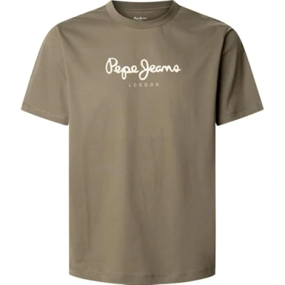 Abbildung von Pepe Jeans Herren Eggo N T Shirt, Grün (Steingrün), L