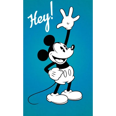 Abbildung von Komar Vliestapete »Digitaldruck Vlies Mickey Hey Größe 120 x 200 cm«, bedruckt, Kinderzimmer
