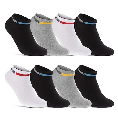 Abbildung von 8 12 20 Paar Sneaker Socken Herren Mehrfarbig Baumwolle 16730 WP (8 47 50)
