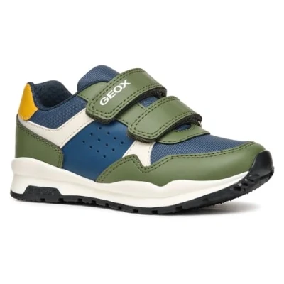 Abbildung von Geox Pavel Sneaker low für Kinder, Größe: 37, Military/avio Schuhe