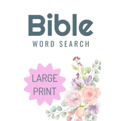 Abbildung von Bible Word Search Puzzle Book: (Large Print) book for Adults Christian Books
