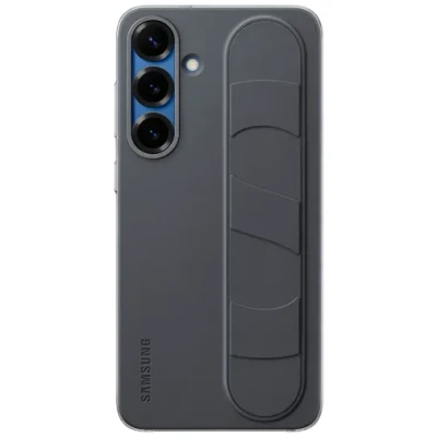 Abbildung von Samsung Galaxy S25 Plus Hülle Silikon Original Hard Case/Backcover Handyhülle Schwarz Shockproof/Stoßfest