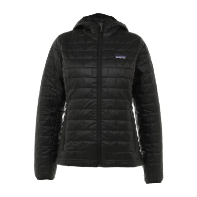 Abbildung von Patagonia NANO PUFF Hoody Outdoorjacke, Damen, Größe: Medium, Black