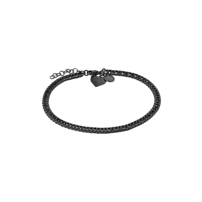 Abbildung von Liebeskind Berlin Broken Heart Fußkettchen, Damen, Größe: One Size, Schwarz
