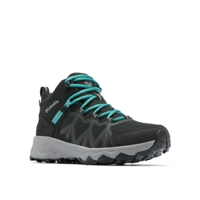 Abbildung von Columbia Peakfreak II MID Outdry Hikingschuh, Damen, Größe: 37, Black/teal Schuhe