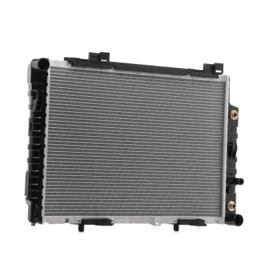 Abbildung von NRF 51282 Kühler, Motorkühlung Aluminium 615 425 24 mit Anbauteilen Kühlrippen gelötet MERCEDES BENZ: E Class Saloon, SLK, C Saloon
