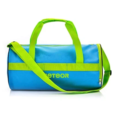 Abbildung von meteor Sporttasche Kinder 25L runde Tasche Gym Herren schwimmtasche Reisetasche Urlaubstasche klein Fitnesstasche Damen Riementasche Kindertaschen Schule Taschen turntasche Jungen