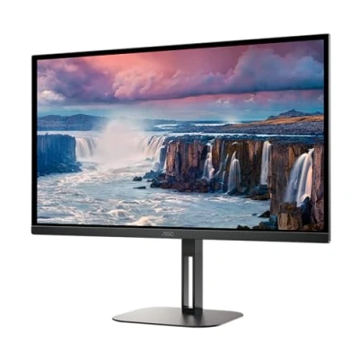 Abbildung von AOC Q27V5N 27 Zoll QHD Monitor, Lautsprecher, höhenverstellbar (2560x1440, 75 Hz, DisplayPort, HDMI) schwarz