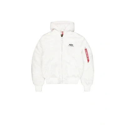 Abbildung von Alpha Industries MA1 ZH BACK Print Bomberjacke, Herren, Größe: 3XL, White/black