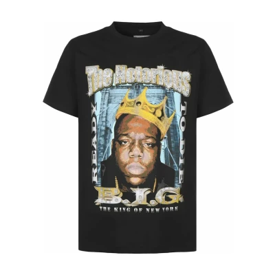 Abbildung von Upscale by Mister Tee Biggie Crown Tshirt print, Herren, Größe: Large, Black