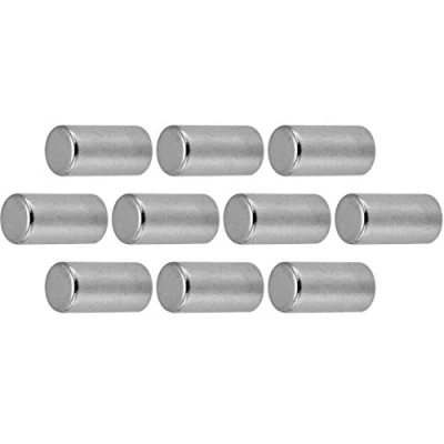 Abbildung von Connex Neodym Stabmagnet Ø 10 x 5 mm Stück im praktischen Set Extra starker Magnet 0,9 kg Haftkraft Für Haushalt &amp; Hobby / Powermagnet Magnetstab Mini DY7100005