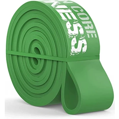 Abbildung von Iron Core Fitness Widerstandsband mit Schwerer Langer Schlaufe,Klimmzughilfe für Fitnessstudio,Übung 23 54kg (Grün, XL)