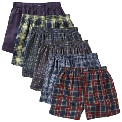 Abbildung von Charles Wilson 6er Packung Gewebte Boxershorts (S, Tartan Check 84)