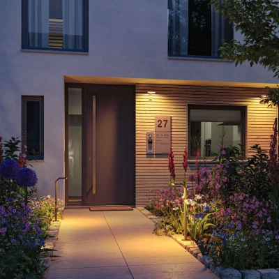 Abbildung von Paulmann LED Gartenleuchte »Zenera 230V Pollerleuchte«, 1 flammig, insektenfreundlich