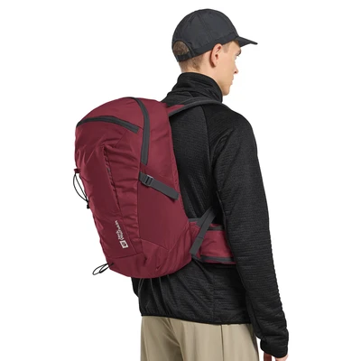 Abbildung von Jack Wolfskin Cyrox Shape Trekkingrucksack, Größe: One Size, Deep ruby