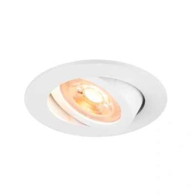 Abbildung von SLV Deckeneinbaulampe New Tria, weiß, Aluminium, Ø 8,2 cm