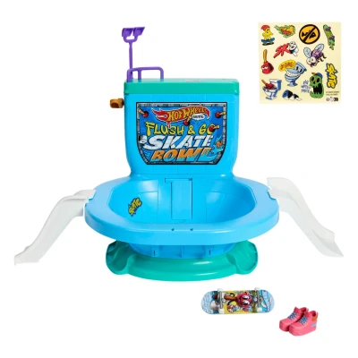 Abbildung von Hot Wheels Flush &amp; Go Finger Skateboard inkl. Skatebowl