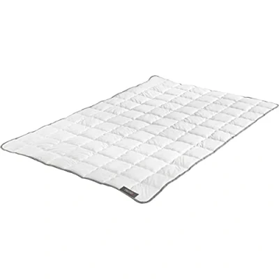 Abbildung von Badenia Trendline Clean Cotton leichte Bettdecke für den Sommer, 135 x 200 cm, Öko Tex zertifiziert, produziert nach deutschem Qualitätsstandard