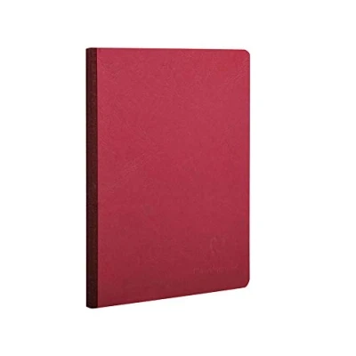 Abbildung von Clairefontaine 795402C Heft A5, Leinen, Age Bag, blanko, 96 Blatt, rot