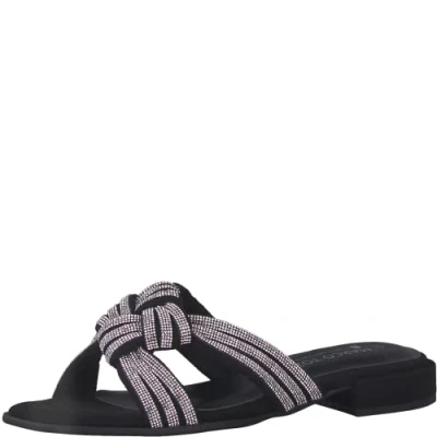 Abbildung von Marco Tozzi BY Guido Maria Kretschmer Pantolette flach, Damen, Größe: 37, Black comb Schuhe