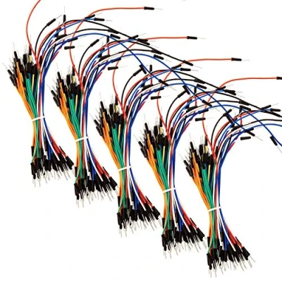 Abbildung von AZDelivery 5 x 65Stk. Jumper Wire Kabel Steckbrücken kompatibel mit Arduino, Breadboard und Steckbrett inklusive E Book!