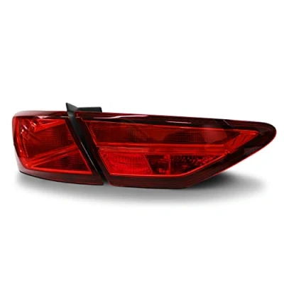 Abbildung von Rückleuchten Folien Set Scheinwerfer Aufkleber Tönungsfolie passgenau zugeschnitten (Red, C022 Limousine)