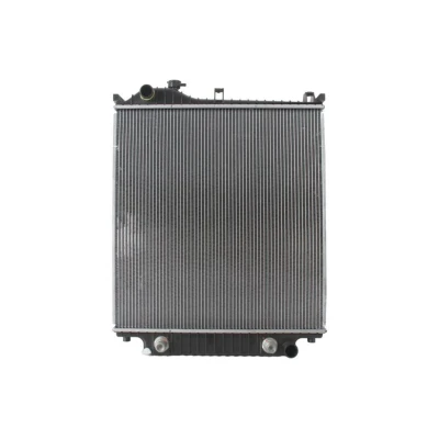 Abbildung von NRF EASY FIT 56032 Kühler, Motorkühlung Aluminium 610 595 33 mit Adapter Kühlrippen gelötet