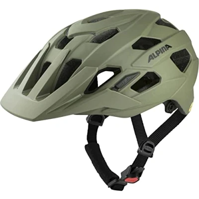 Abbildung von ALPINA PLOSE MIPS Sicherer und Komfortabler Enduro &amp; MTB Fahrradhelm Mit Antibakteriellen Polstern Für Erwachsene, optimaler Schutz, Olive matt, L (57 61 cm)