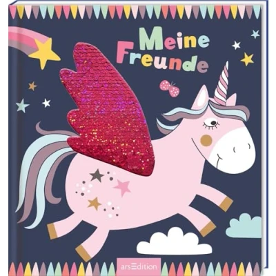 Abbildung von Meine Freunde Einhorn (mit Wendepailletten): Freundebuch ab 4 Jahren für Kindergarten und Kita, kleine Fans