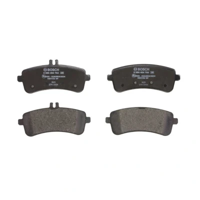 Abbildung von BOSCH 0 986 494 764 Bremsbelagsatz Low Metallic MERCEDES BENZ: E Class Saloon, T modell, S Saloon